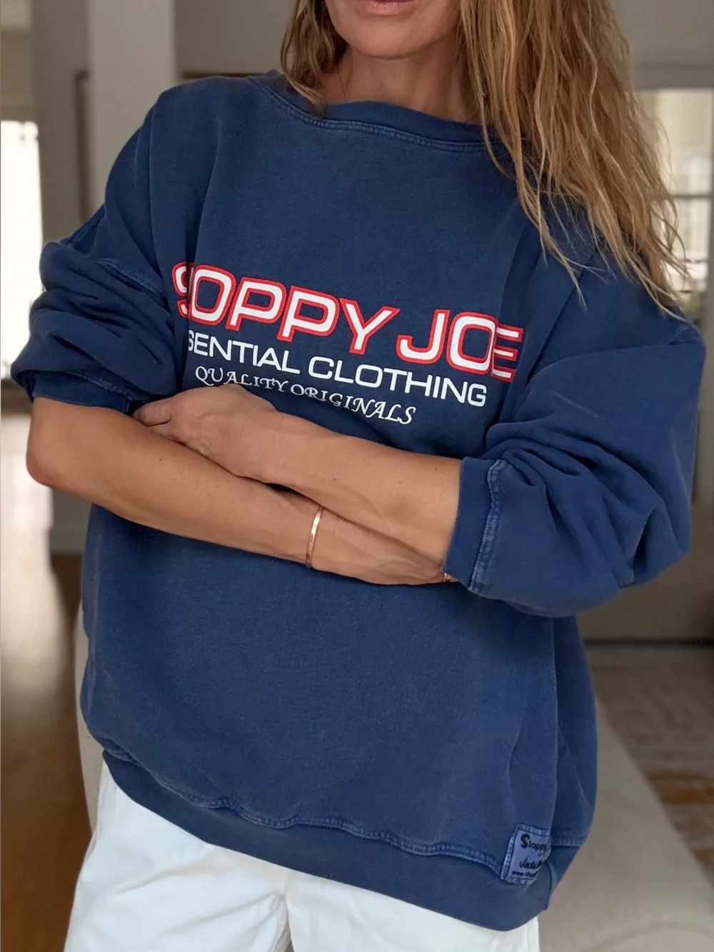 Sloppy Joe Classic Square Sweatshirt - special edition French Navy